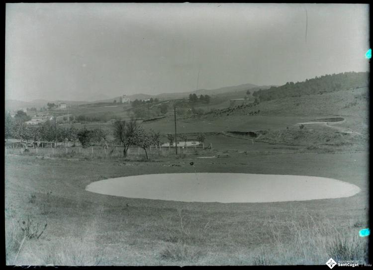 Vistes del camp de golf.