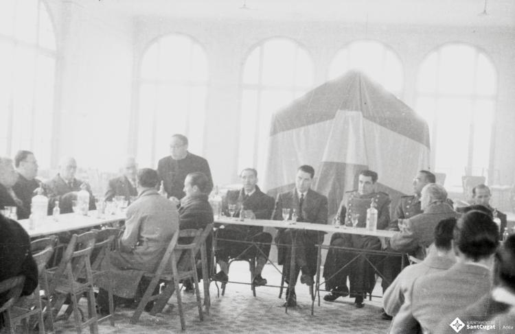 Acte politicoinstitucional al Casino Nacional, parlaments de mossèn Griera. 
