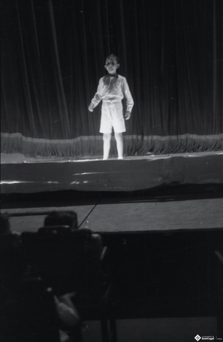 Representació infantil al Teatre de la Unió [?].