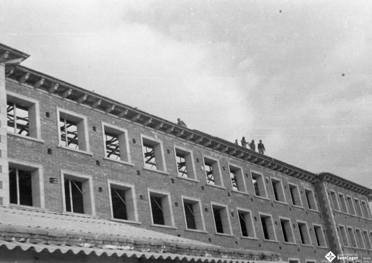 Obres de construcció del Centre Borja.
