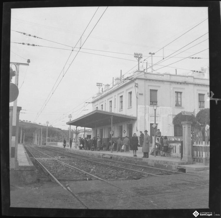 Estació dels ferrocarrils catalans, a Rubí.