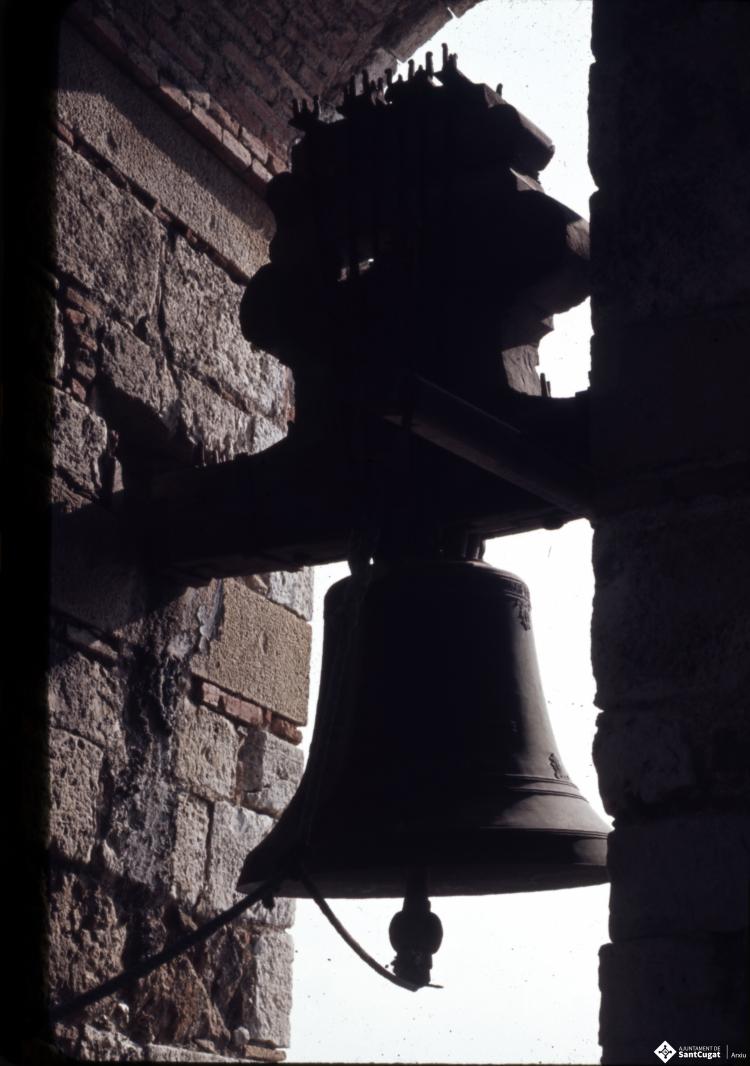 Campanar de l'església de Sant Pere d'Octavià, de Sant Cugat del Vallès.