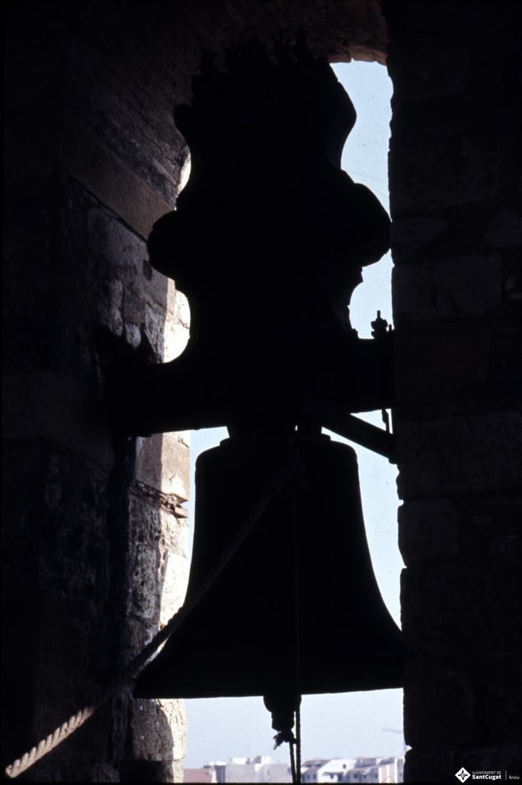 Campanar de l'església de Sant Pere d'Octavià, de Sant Cugat del Vallès.