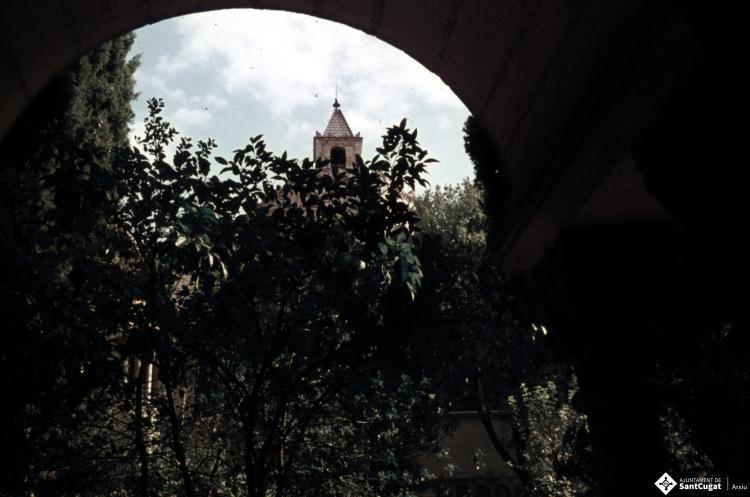 Vistes del monestir de Sant Cugat del Vallès.