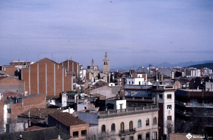 Vista panoràmica de Sant Cugat del Vallès.