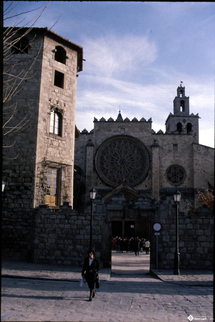 Conjunt del Monestir de Sant Cugat del Vallès.