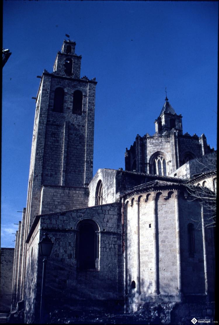 Conjunt del Monestir de Sant Cugat del Vallès.