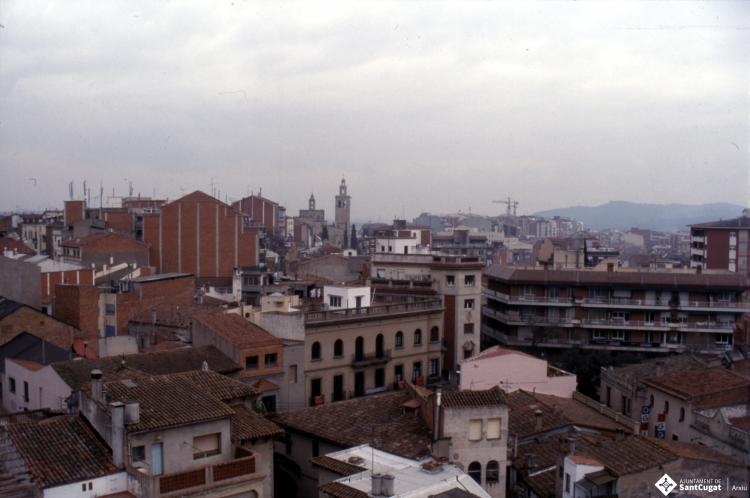 Vista del centre de Sant Cugat del Vallès.