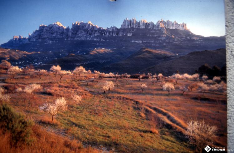Vistes d'una muntanya.