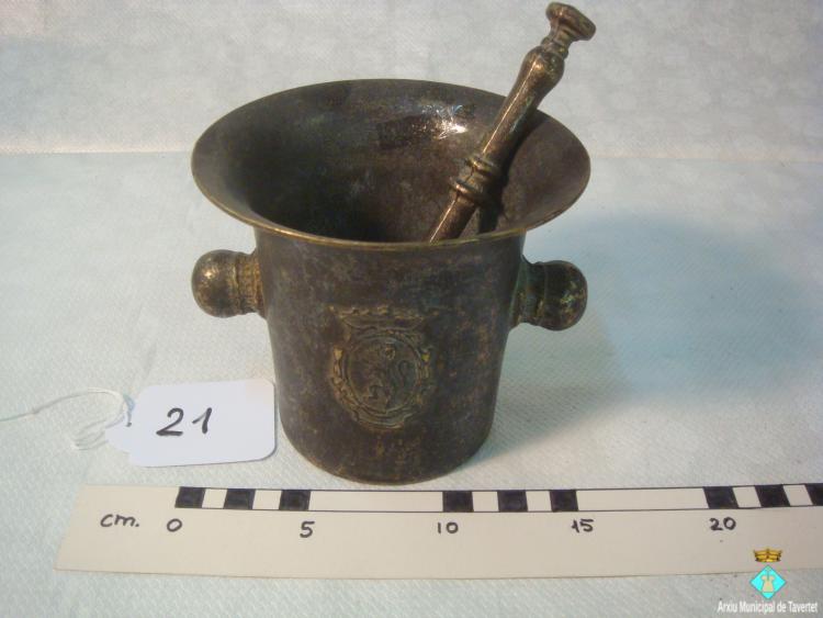 0021-morter de bronze