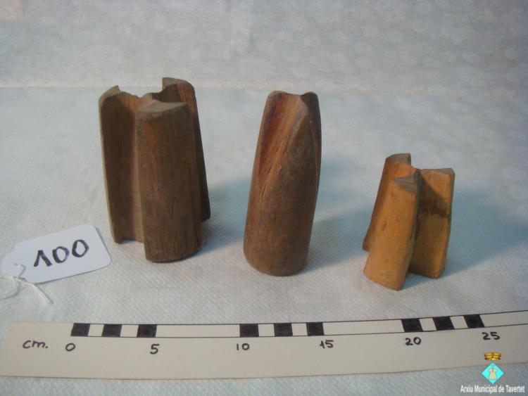 0100-Tascons de fusta (3 peces)