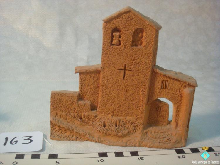0163-Façana església S. Cristòfol, terracota