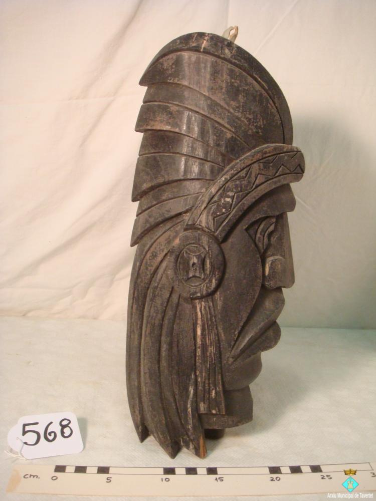 0568-Figura decorativa de fusta El gran cap