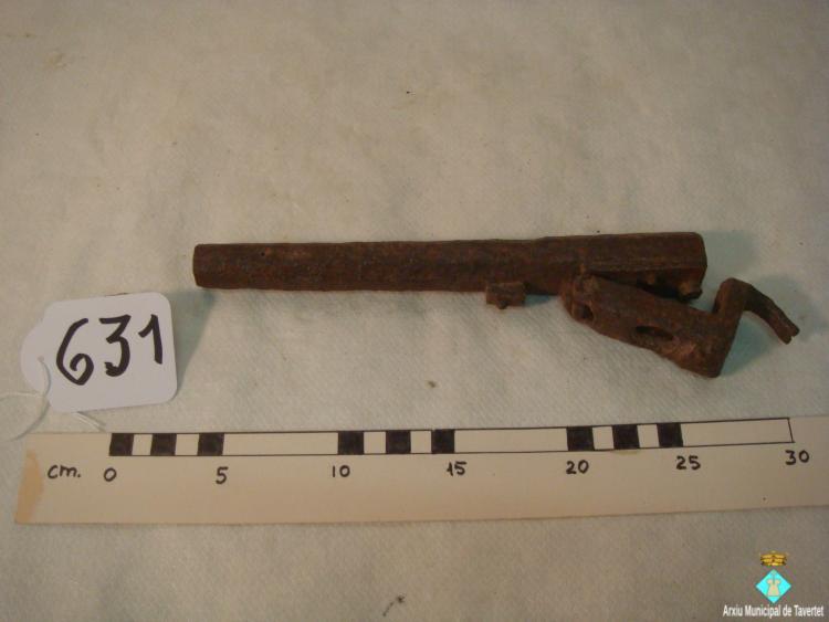 0631-Fragment, canó de pistola