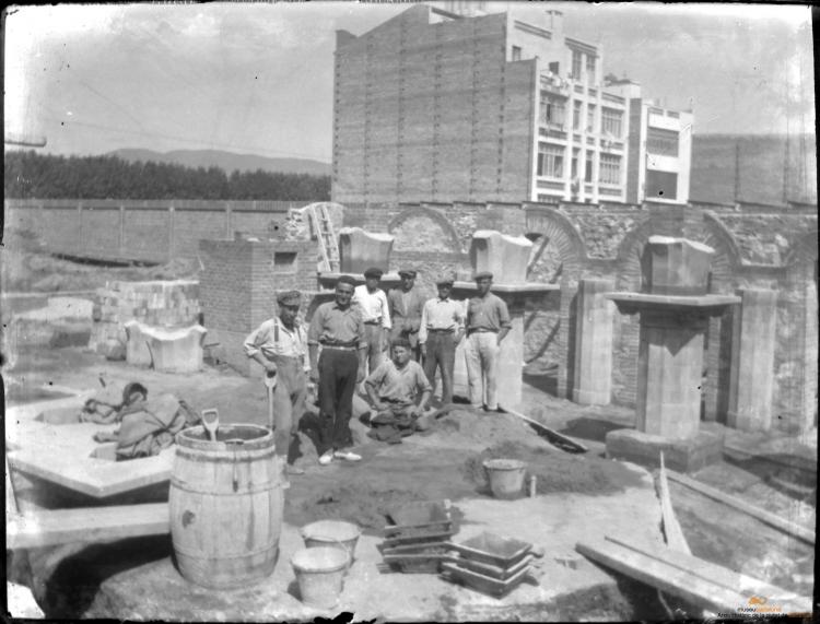 Construcció cripta de Sant Josep