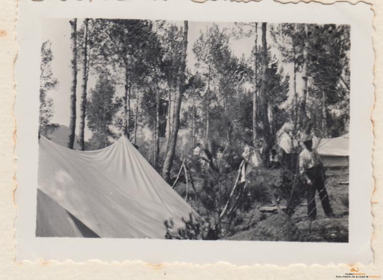Aplec de l'Aramprunyà. Campament