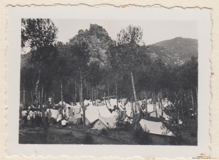 Aplec de l'Aramprunyà. Campament