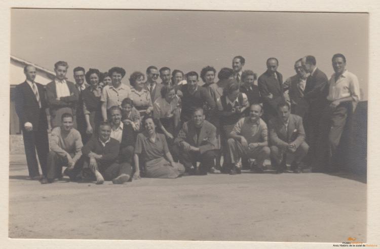 Gent del Centre Excursionista de Badalona o de l'Agrupació Excursionista de Badalona