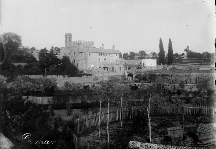 Vista general Castell de Gotmar des de Ca l'Arquer