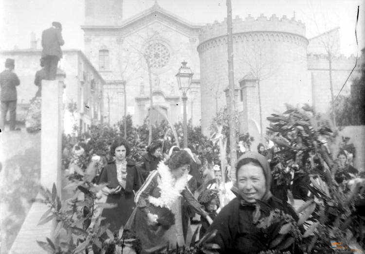 Diada de rams. Carrer del Temple