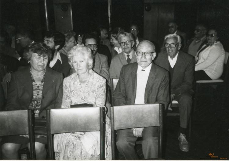 Acte dhomenatge, nomenament de fill predilecte i entrega de la medalla d'or de la ciutat a Joaquim Font i Cussó 