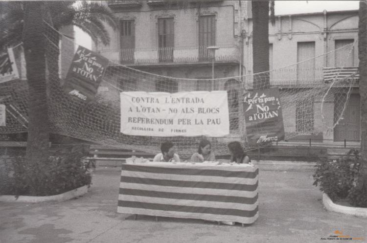 Acte PSUC contra entrada OTAN
