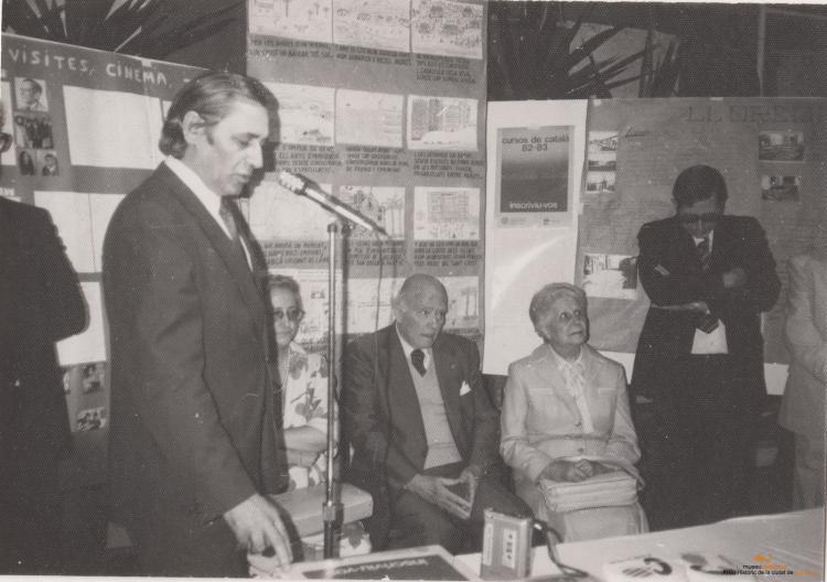 Exposició El català és de tots... Visita Tarradellas