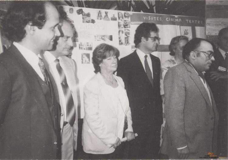 Exposició El català és de tots... Visita Tarradellas
