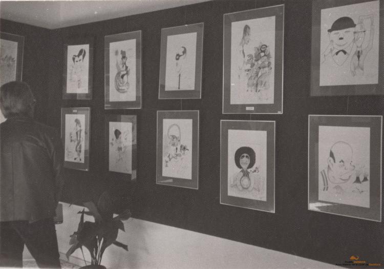 Exposició de caricatures de Xavier Cugat
