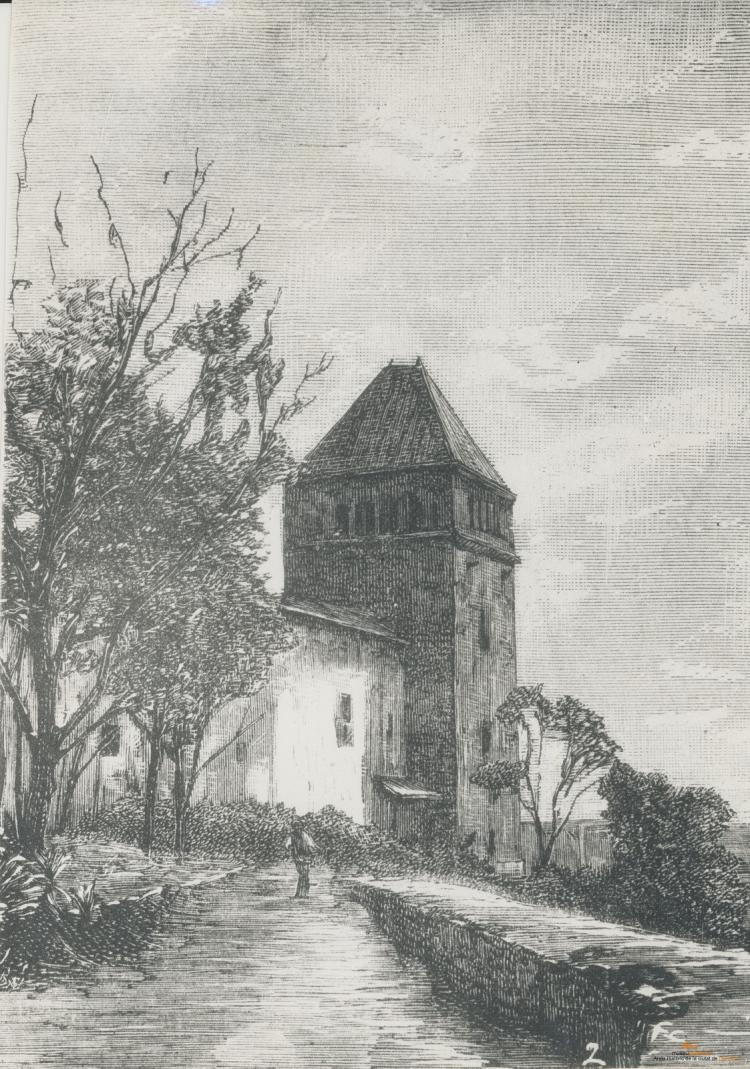 Sant Jeroni de la Murtra. Gravat