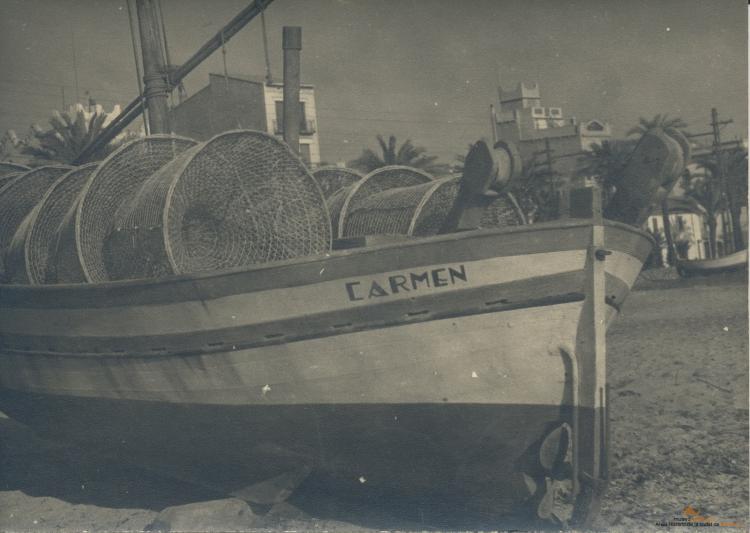 Platja. Barques. Pesca