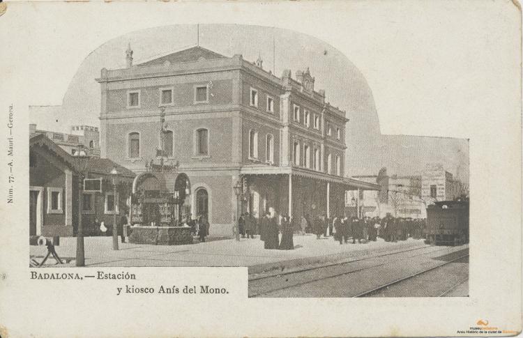 Postal. Estació de tren