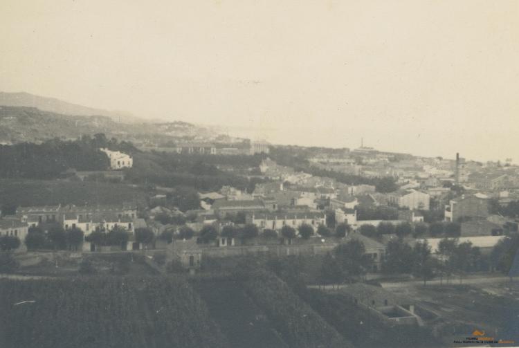 Des de Santa Maria, vista cap a Montgat