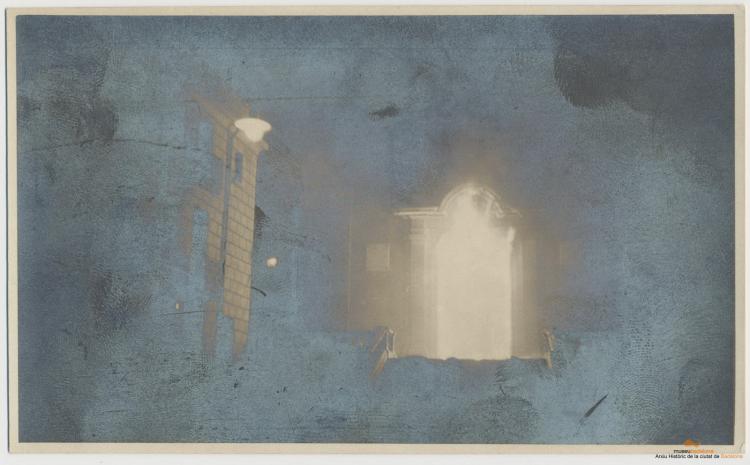 Crònica gràfica; Incendis edificis religiosos: Església de Santa Maria