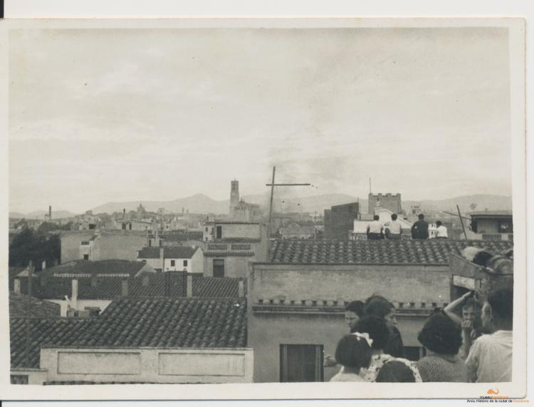 Crònica gràfica; Incendis edificis religiosos: Església de Santa Maria