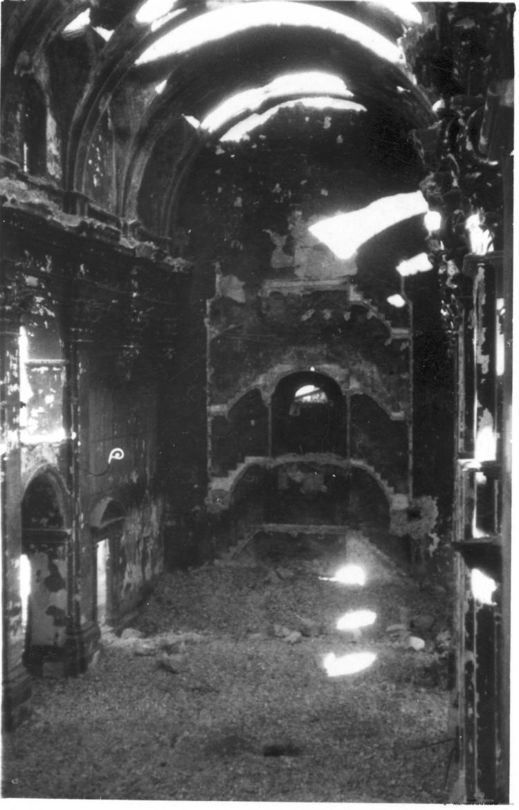 Crònica gràfica; Incendis edificis religiosos: Església de Santa Maria