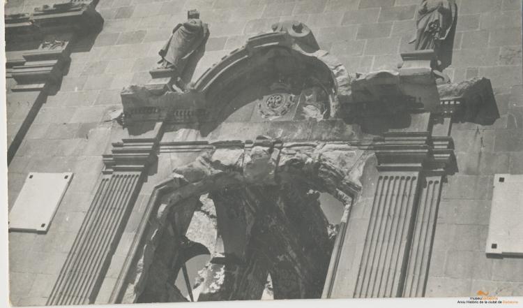 Crònica gràfica; Incendis edificis religiosos: Església de Santa Maria