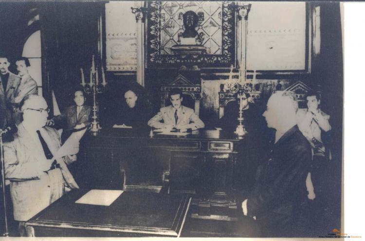 Crònica gràfica;Lliurament de la Medalla al Sr. Francesc Giró, primer ciutadà de Badalona