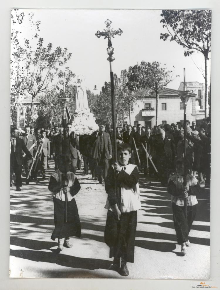 Crònica gràfica;Visita de la Verge de Fàtima a Badalona