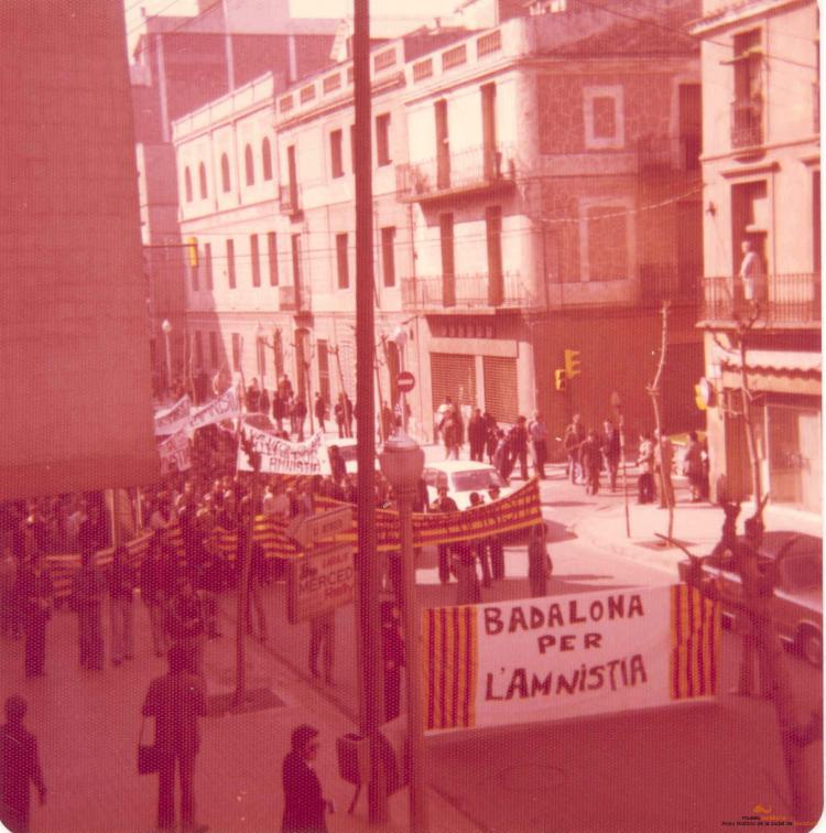 Crònica gràfica;Manifestació per lamnistia