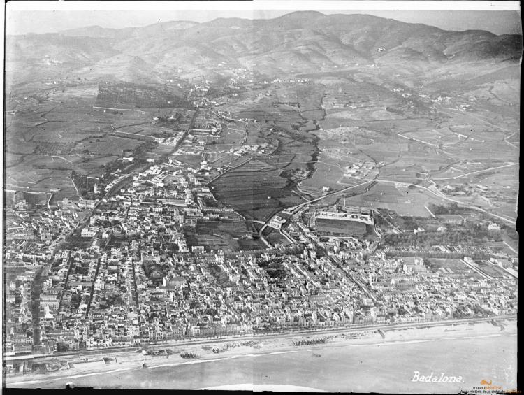 Vista general de Badalona