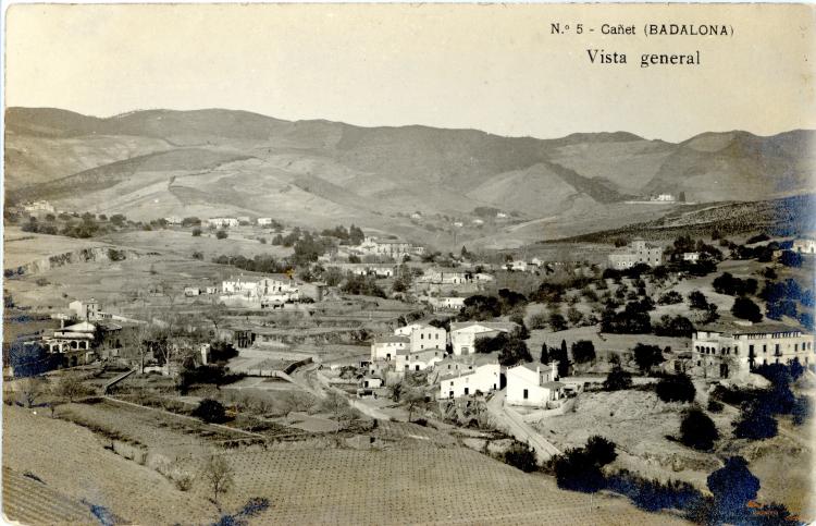 Vista general de Canyet. Abans de refer Can Tiano