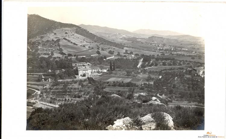 Vall de Pomar des de dalt de Canyet, Cal Comte