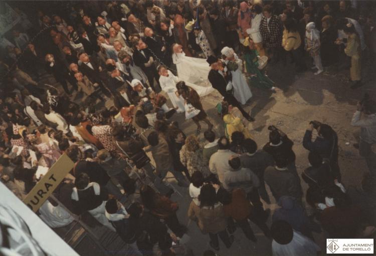 Rua del Carnaval al carrer Sant Miquel