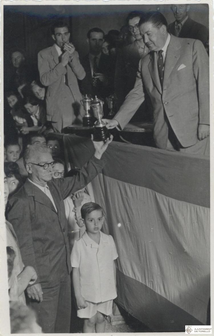 Concurs de pesca. Entrega de premis amb l'alcalde Josep Vidal