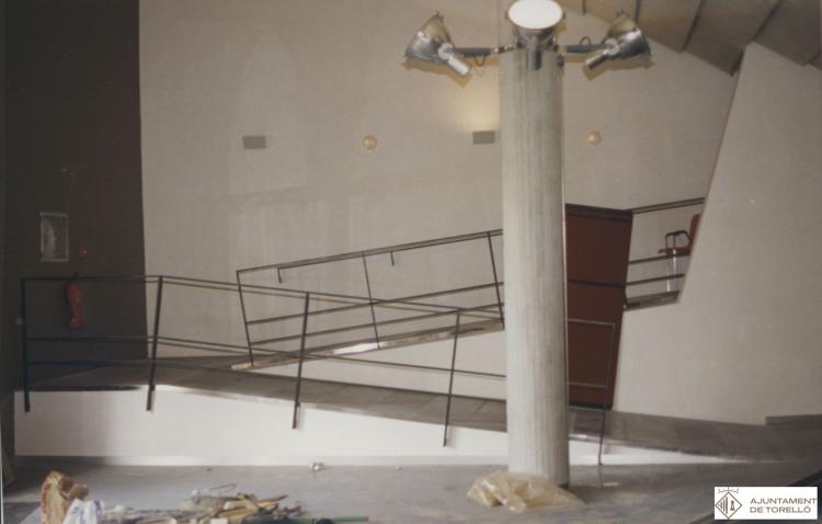 Obres de rehabilitació del Teatre Cirvianum