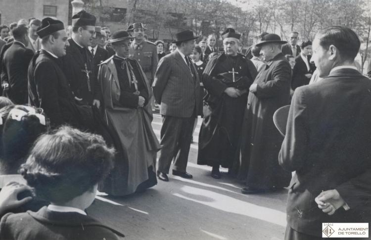Final de la Missió amb l'alcalde Josep Vidal