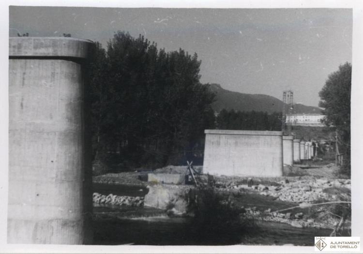Construcció del pont de Conanglell