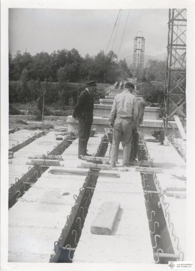 Construcció del pont de Conanglell