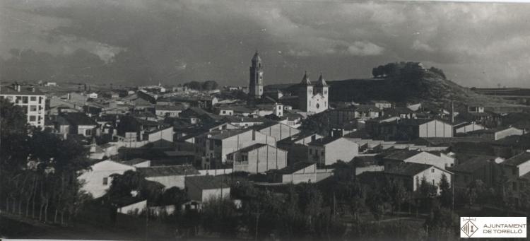 Vista de Torelló des de les Serrasses